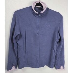 Icebreaker Pure Merino Sport 320 Quarter Zip Wool‎ Base Layer Purple Women's WL